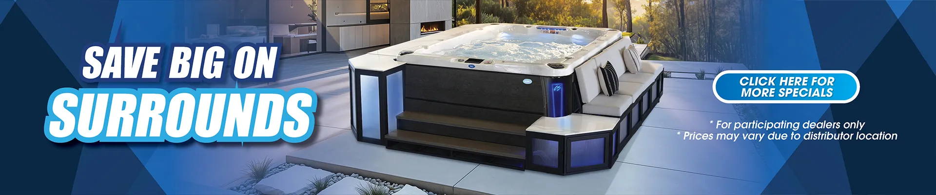 Calspas hot tub being used in a family setting - Troy
