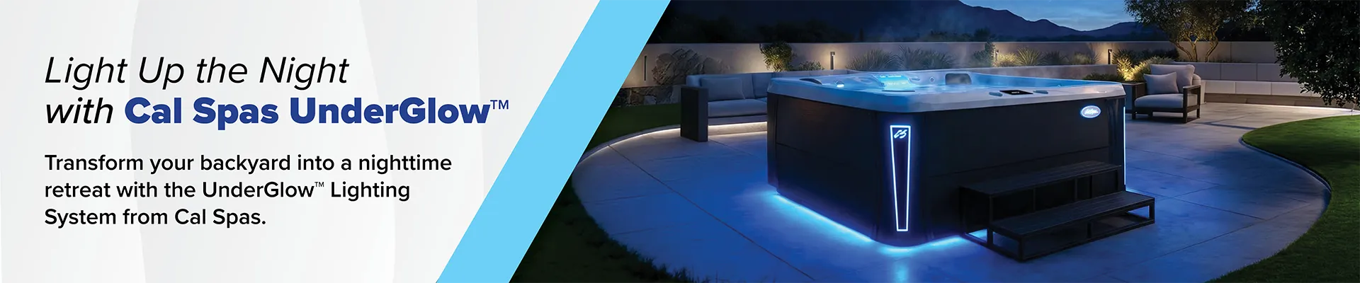 Calspas hot tub being used in a family setting - Troy